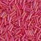 Miyuki 6mm Bugle Beads, Matte Opaque Red AB, BGL2-0408FR, 17 grams